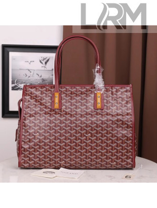 Goyard Marquises Tote Bag Burgundy 2021