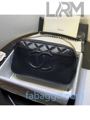 Chanel Lambskin CC Camera Bag AS1512 Black 2020