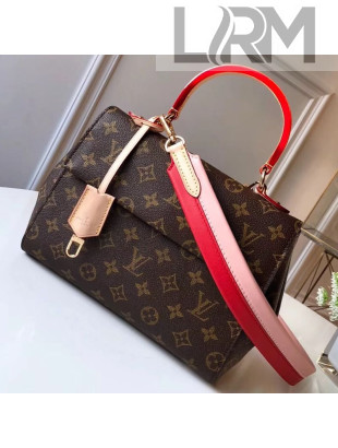 Louis Vuitton Monogram Canvas Cluny BB Top Handle Bag M43792 Red 2019