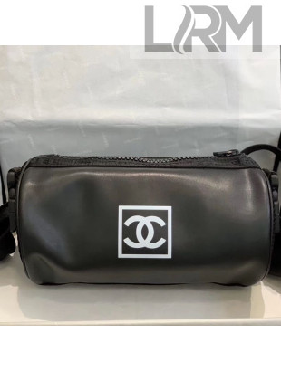 Chanel Vintage Large Roller Shoulder Bag AS6689 Black 2019