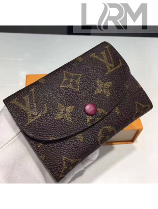 Louis Vuitton Monogram Canvas Rosalie Coin Purse M41939 Fuchsia