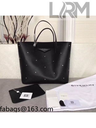 Givenchy Studded Black Calfskin Tote Bag 38cm 8841 25