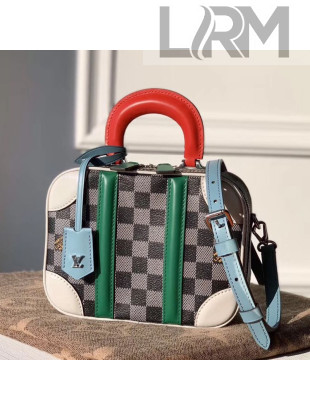 Louis Vuitton Valisette BB Damier Canvas Box Bag N40233 Black/White 2019