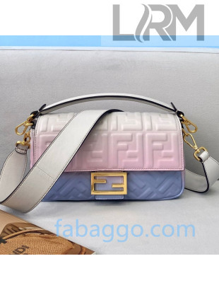 Fendi Baguette FF Medium Leather Bag in Graduated Colors 2020