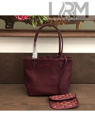 Goyard Anjou Mini Tote Bag Burgundy 2021 06