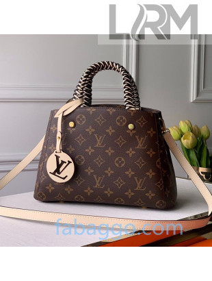 Louis Vuitton Montaigne BB with Braided Top Handles M45311 Monogram Canvas 2020