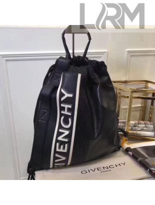 Givenchy Reverse Givenchy Drawstring Backpack Bag Black 2018