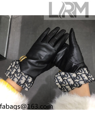 Chanel Lambskin and Cashmere Gloves Black 2021 102932