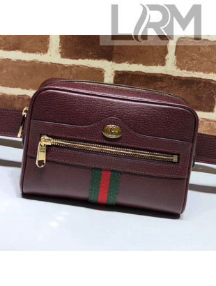 Gucci Leather Ophidia Small Belt Bag 517076 Burgundy 2019