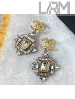 Chanel Crystal Earrings 28 2020