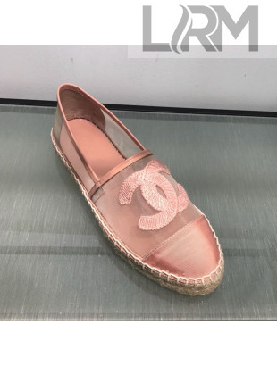 Chanel Mesh Espadrilles G34651 Pink 2019