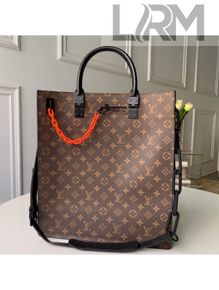 Louis Vuitton Men's Sac Plat Tote Bag M44475 Monogram Canvas 2019