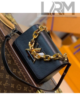 Louis Vuitton Twist PM Bag in Black Epi Leather with Stones M58566 2021