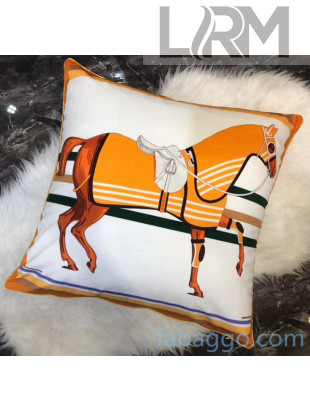 Hermes Throw Pillow 60x60cm H2082427 White 2020