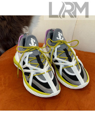 Jimmy Choo JC Cosmos Sneakers Grey/Yellow 2022