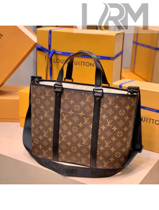 Louis Vuitton Week-End Tote Bag PM M45734 Monogram Canvas/Black 2021 