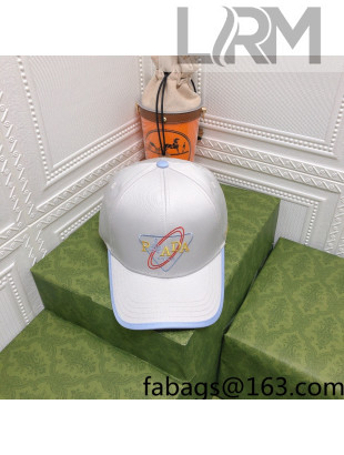 Prada Baseball Hat White 2022 0310131