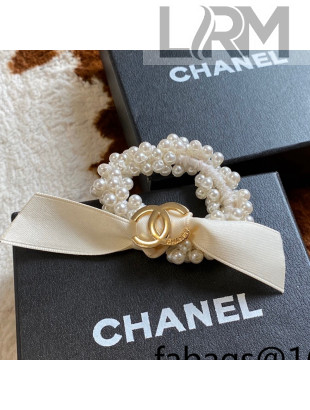 Chanel Pearl Hair Ring 2022 031104