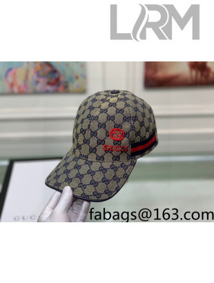 Gucci GG Canvas Baseball Hat Grey 2022 67