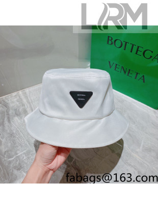 Bottega Veneta Silk Bucket Hat White 2022 0310105