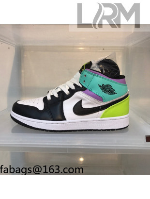 Nike Air Jordan AJ1 Mid-top Sneakers Multicolor 2021 112381