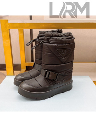 Prada Nylon Gabardine Boots All Black 2021 