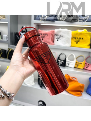 Prada Water Bottle, 500 ml Red 2022 45