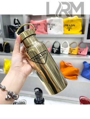 Prada Water Bottle, 500 ml Gold 2022 46