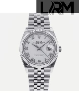 SUPER QUALITY – Rolex Datejust 126234 – Men: Dial Color – White, Bracelet - Stainless Steel, Case Size – 36mm, Max. Wrist Size - 7.5 inches