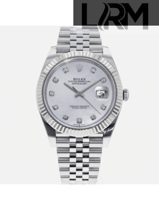 SUPER QUALITY – Rolex Datejust 126334 – Men: Dial Color - Mother of Pearl, Bracelet - Stainless Steel, Case Size – 41mm, Max. Wrist Size - 7.5 inches