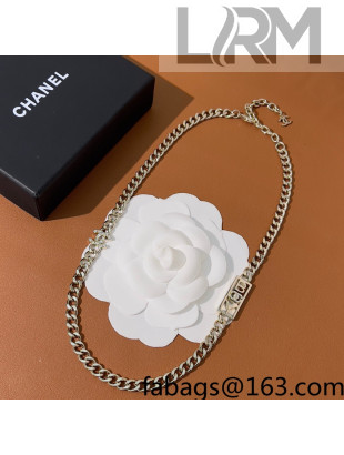 Chanel Boy Long Chain Neckalce 2022 040206