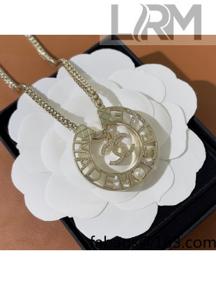 Chanel Pendant Long Necklace 2022 040209