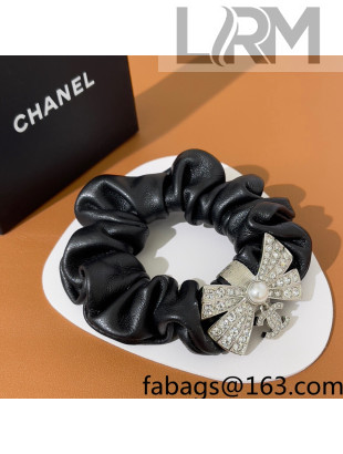 Chanel Hair Ring Black 2022 040251