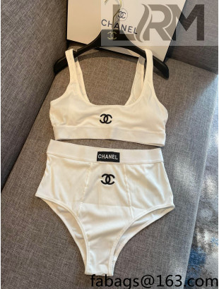 Chanel Swimwear White 2022 032919