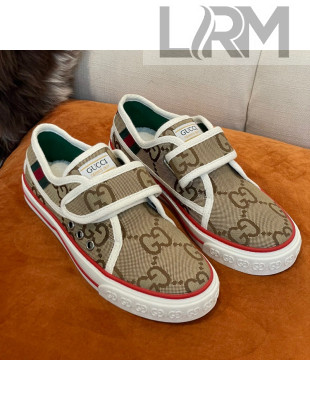 Gucci Tennis 1977 GG Canvas Sneakers with Velcro Strap 2022