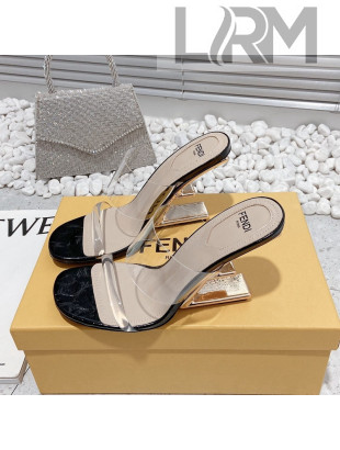 Fendi First PVC High Heel Sandals 8.5cm Black 2022