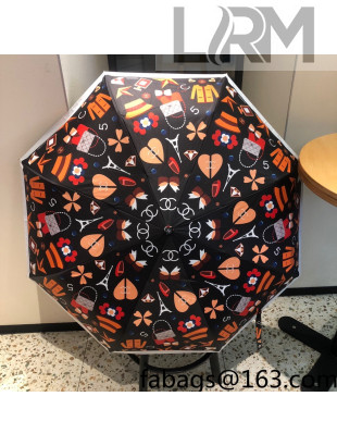 Chanel Umbrella Black 2022 25