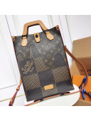 Louis Vuitton Mini Tote Bag in Giant Damier Ebene and Monogram Canvas N403558 2021