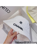 Chanel Canvas Bucket Hat Chalk White 2021 122210