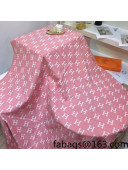 Hermes H Blanket 135x165cm Pink 2021 30