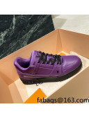 Louis Vuitton LV Trainer Sneakers Violet Purple 2021 78 