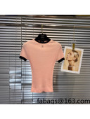 Chanel Knit T-Shirt Pink 2022 59