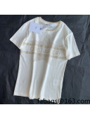 Dior Star Cotton T-Shirt White/Beige 2022 14