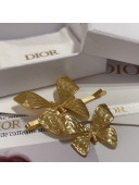 Dior Butterfly Headband Gold 2022 13