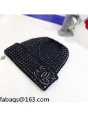 Chanel Knit Hat Black 2021 16