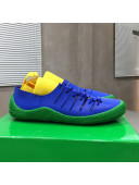 Bottega Veneta Climber Rubber Lace-up Sneakers Yellow/Blue/Green 2021 