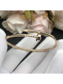 Cartier Yellow Gold Nologo Juste un Clou Bracelet , Small Model 07