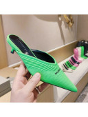 Balenciaga Knit Mules 4cm Green 2021 24