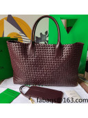 Bottega Veneta Large Tote Bag Burgundy 2022 5693