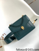 Bvlgari Serpenti Forever Small Lambskin Crossbody Bag Forest Green 2021 05